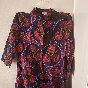 Zuri Dress- Big Fan and tote bag